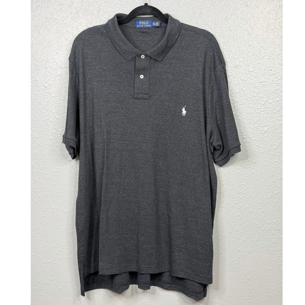 Polo Ralph Lauren Men’s Grey Polo Shirt / Size-XXL TTG
